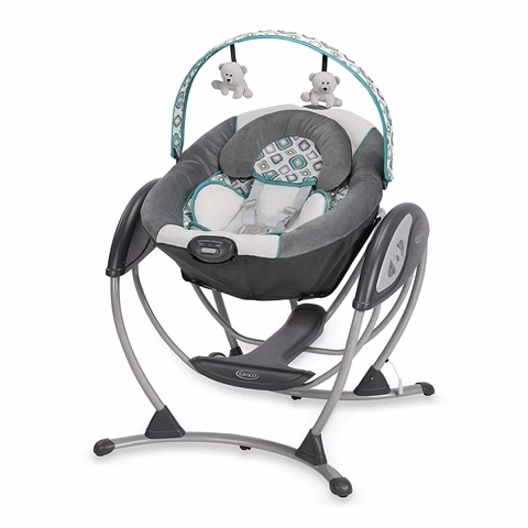 Graco Glider LX Swing 婴儿摇椅与安抚座椅