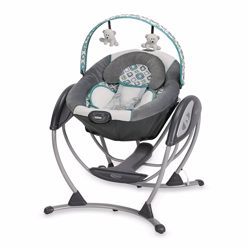 Graco Glider LX Swing 婴儿摇椅与安抚座椅